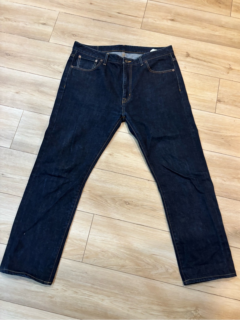 Denim Works Japan Size 36 Selvedge Jeans Kojima 36x28 Blue Indigo